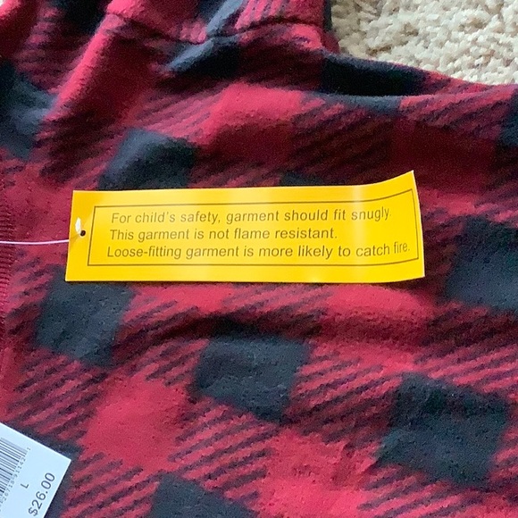 Plaid print two piece kids pajamas - Picture 9 of 10